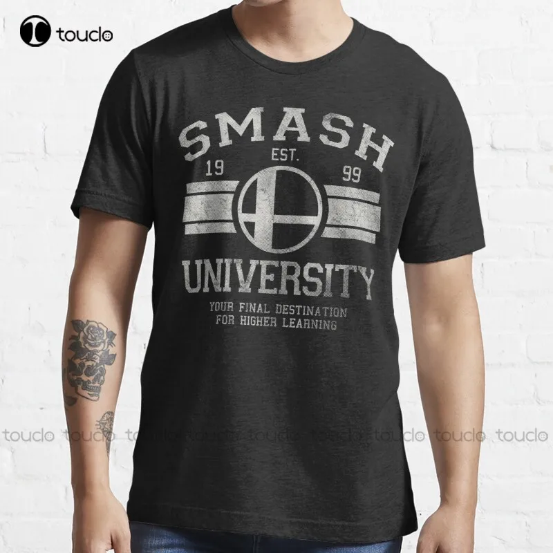 

New Smash University V2 T-Shirt Beach Shirt Cotton Tee Shirt S-5Xl