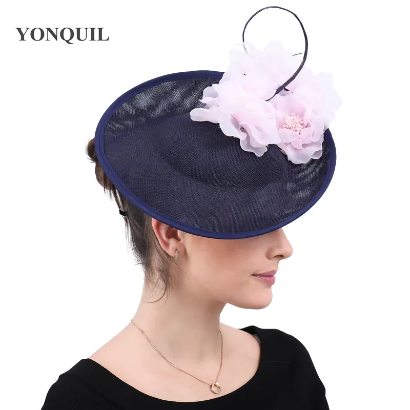 

Женские большие вуалетки для Kenducky, красивые шляпы, элегантные женские фетровые шляпы, красивые цветочные шпильки для волос