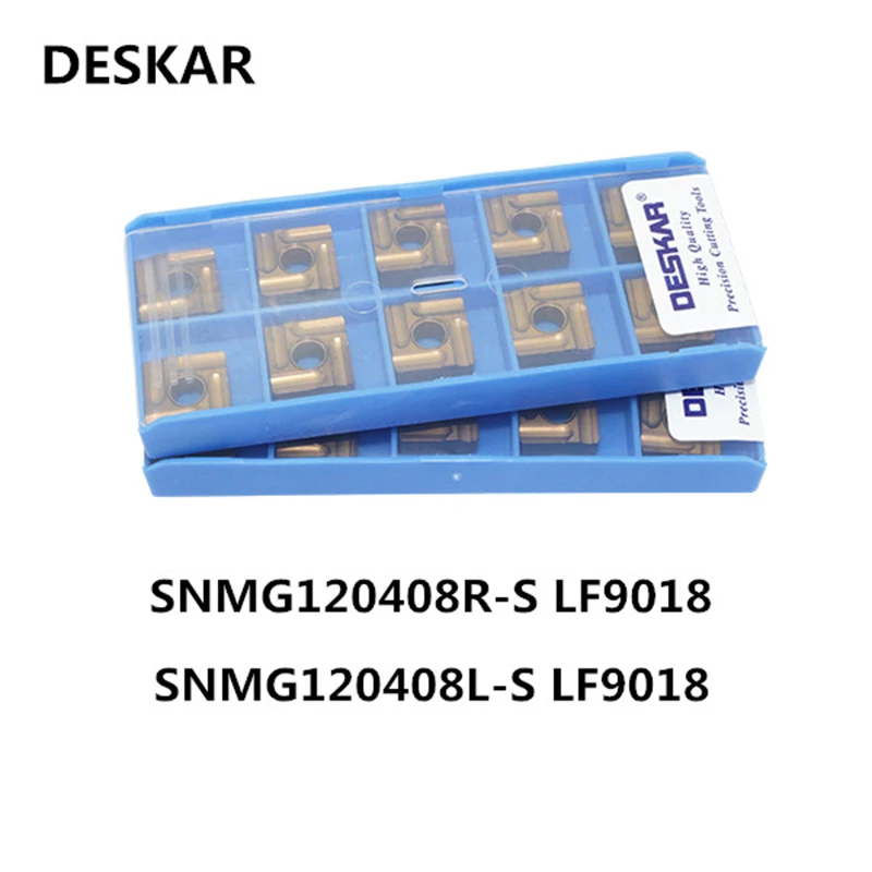 DESKAR SNMG120408 левый и правый S LF9018 ЧПУ карбид Вставки токарный станок Режущий