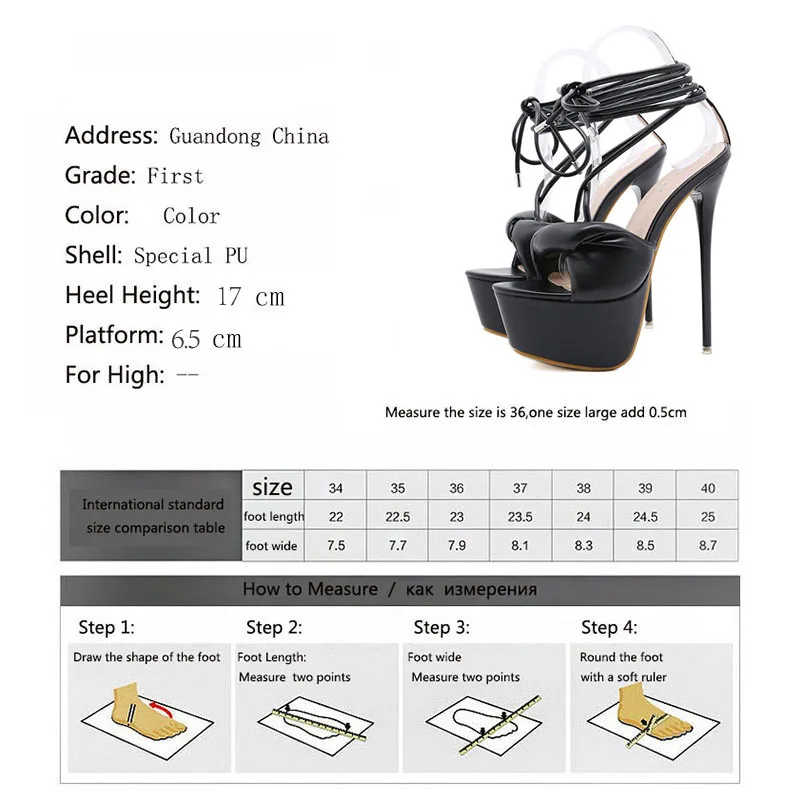 

LEOPARD LAND Women's Shoes Summer Fashion High Heeled Platform Sandals Sexy Cross Straps Fish Mouth Women Sandals CWF