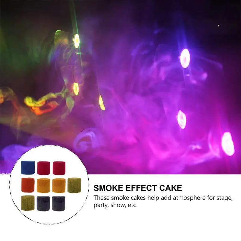 10pcs Smoke Cake Colorful Effect Show Round Bomb Studio Photography Tool | Дом и сад