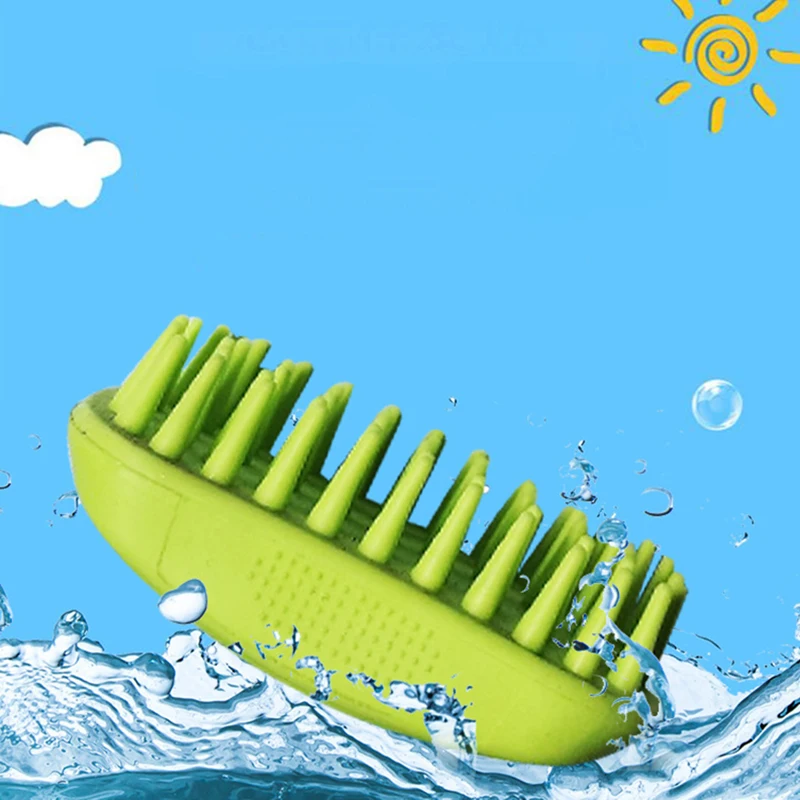 Щетка для домашних животных Длинношерстная собака купальная щетка толстая