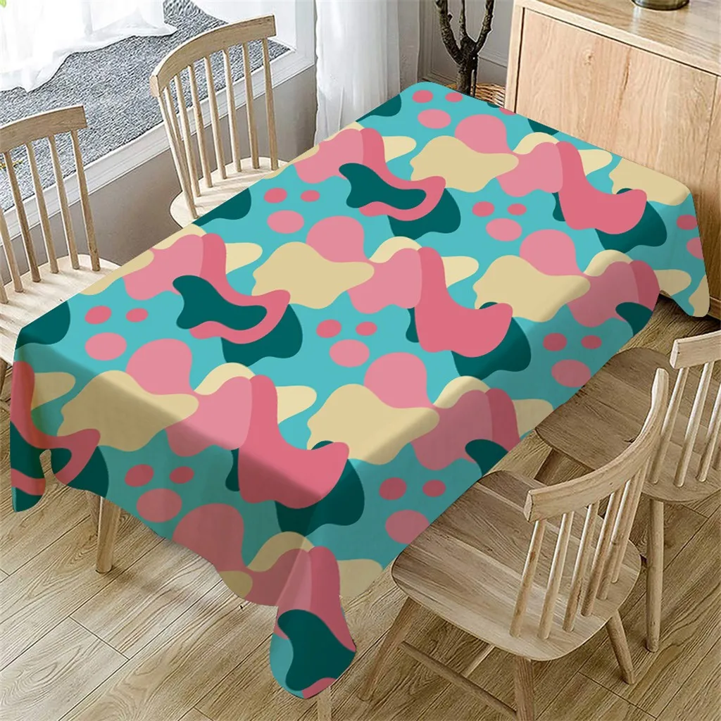 Прямоугольная настольная скатерть с рисунком граффити Обложка для чайного