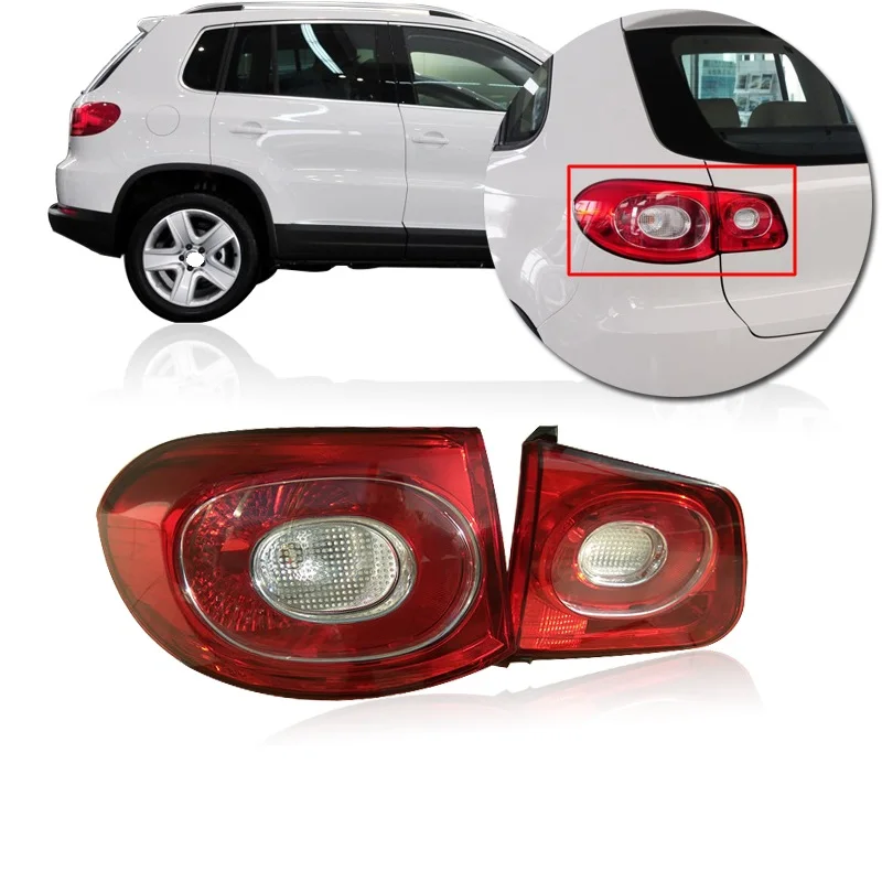 CAPQX задний стоп сигнал светильник хвост для VW Tiguan 2009 2010 2011 2012 фонарь taillamp головной
