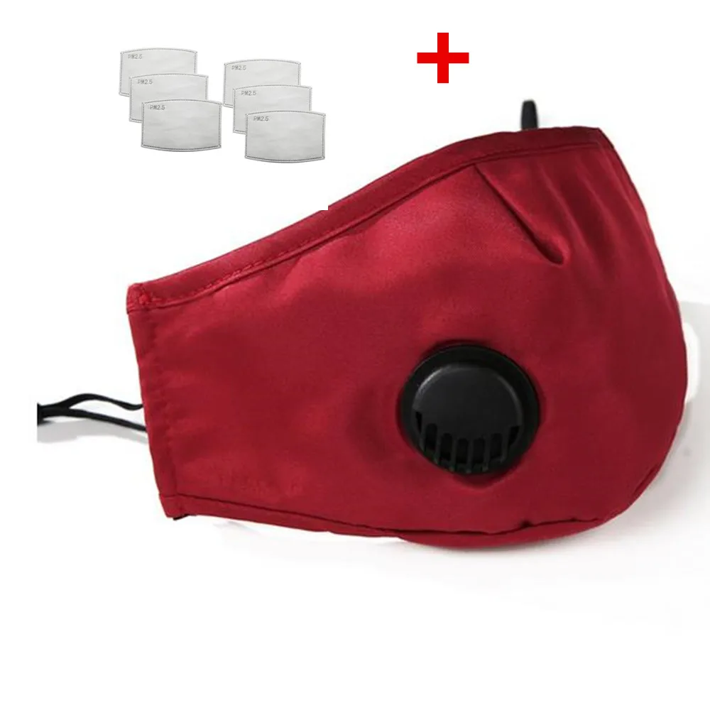 Маска для защиты рта PM2.5 хлопковая маска от пыли и дыхания респиратор с фильтром