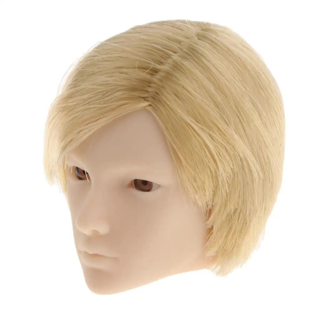 

1:6 Scale Head Sculpt Short Hair For 12' Male Action Figure Body