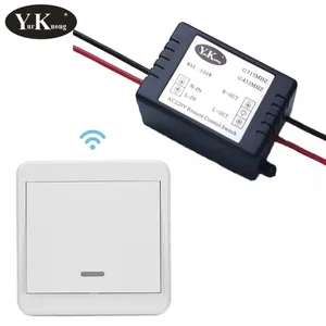 Беспроводной выключатель, для потолочного светильника, 220 В перем. тока, приемник + передатчик для крепления на стену