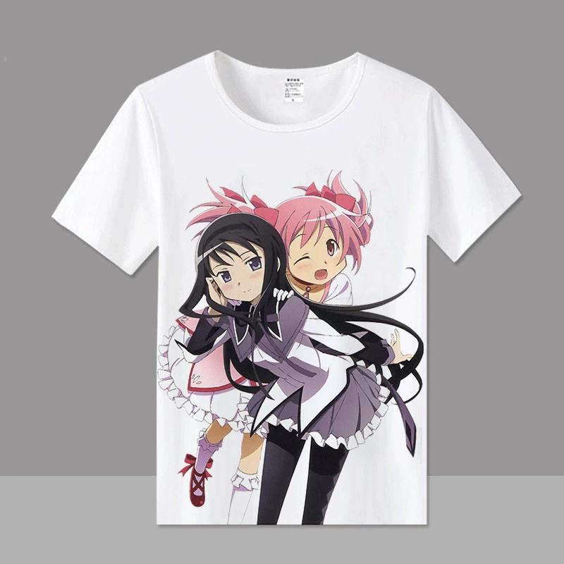 Футболка для костюмированной вечеринки Puella Magi Madoka Magica с принтом Kaname Tomoe Mami