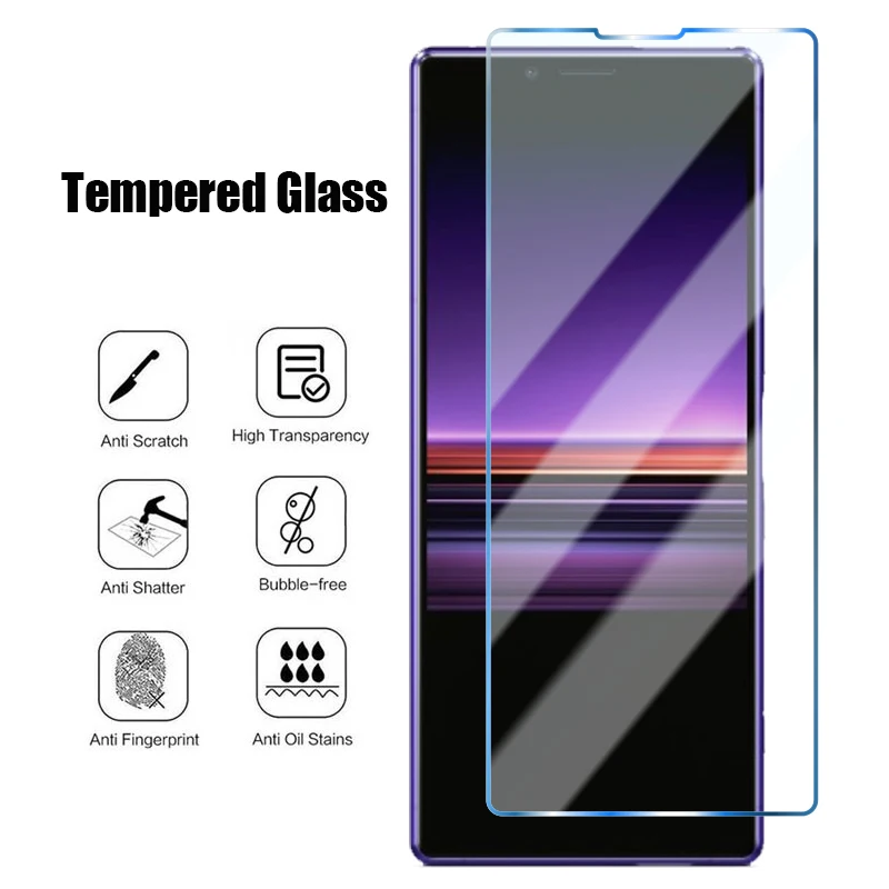 3pcs screen protector for sony xperia 5 10 ii plus xa1 tempered glass for sony xperia l l2 l3 l4 xz1 z3 z4 z5 compact glass free global shipping
