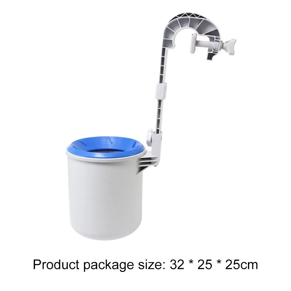 

Pool Surface Skimmer Pool Wall Mount Accessory Automatic Skimm Filter Clean Leaves Absorb Debris Garden Clenaing Tool