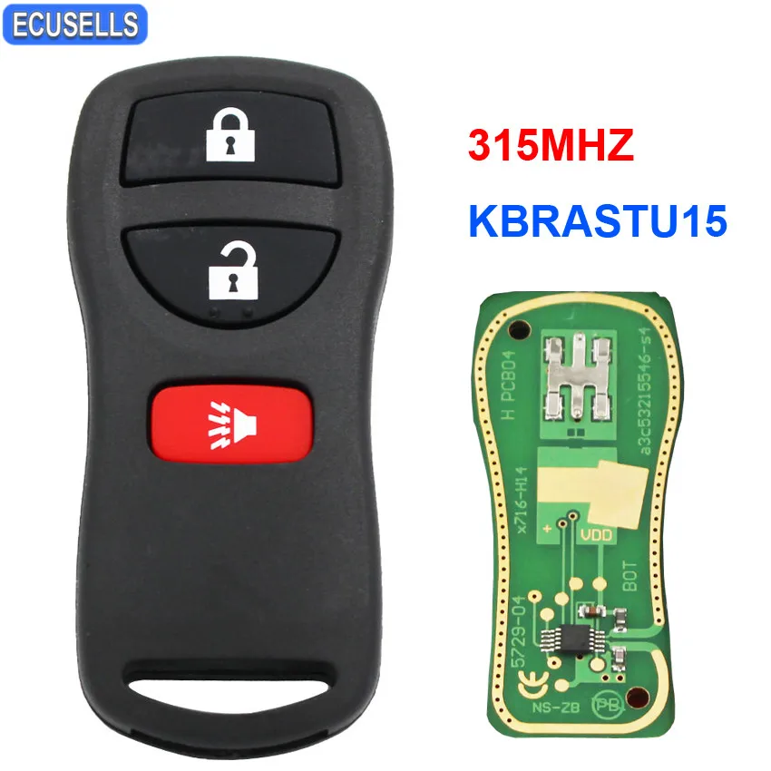 2 + 1/3 кнопочный дистанционный умный Автомобильный ключ 315 МГц KBRASTU15 для Nissan Armada