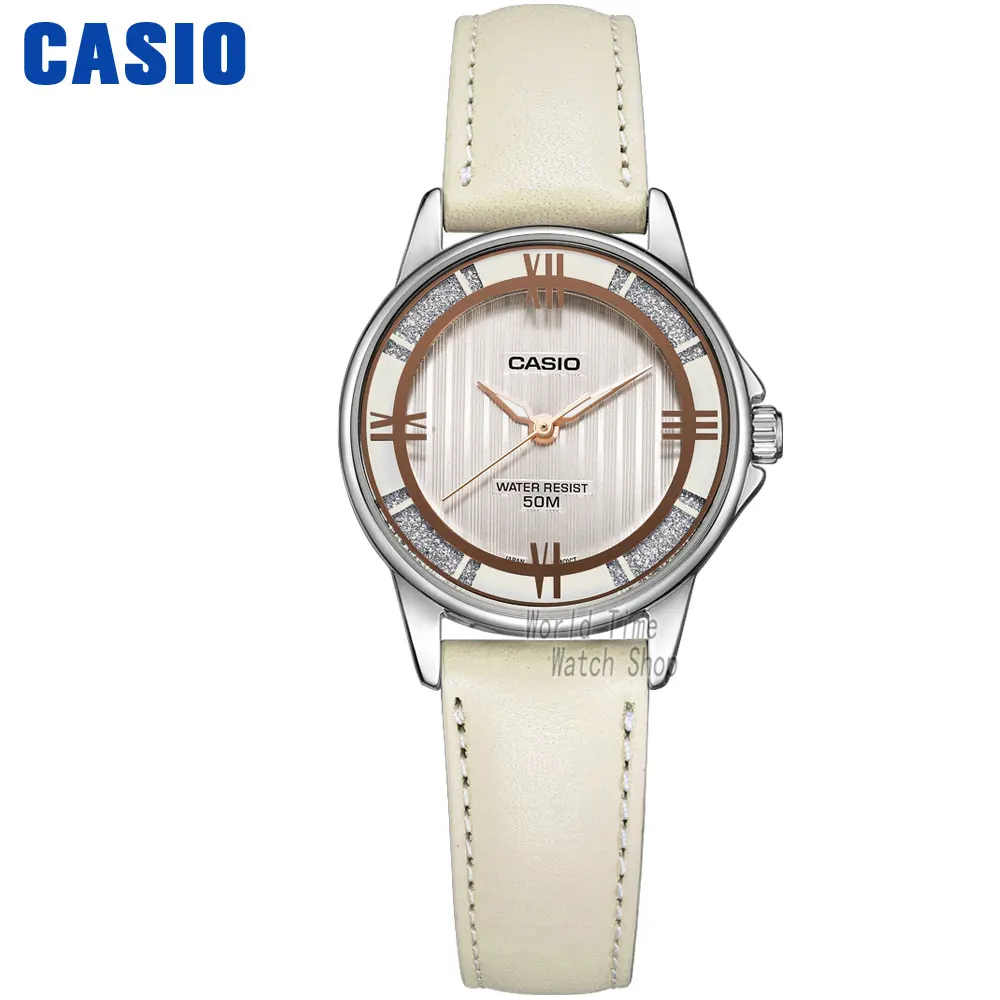 LTP1391L7A2-1 Часы Casio Analogue Женские кварцевые часы простые римские шкалы указатель водонепроницаемые часы LTP-1391 - Цвет: LTP1391L7A2-1