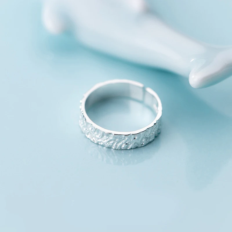 Богемные винтажные серебряные геометрические кольца неправильной формы для