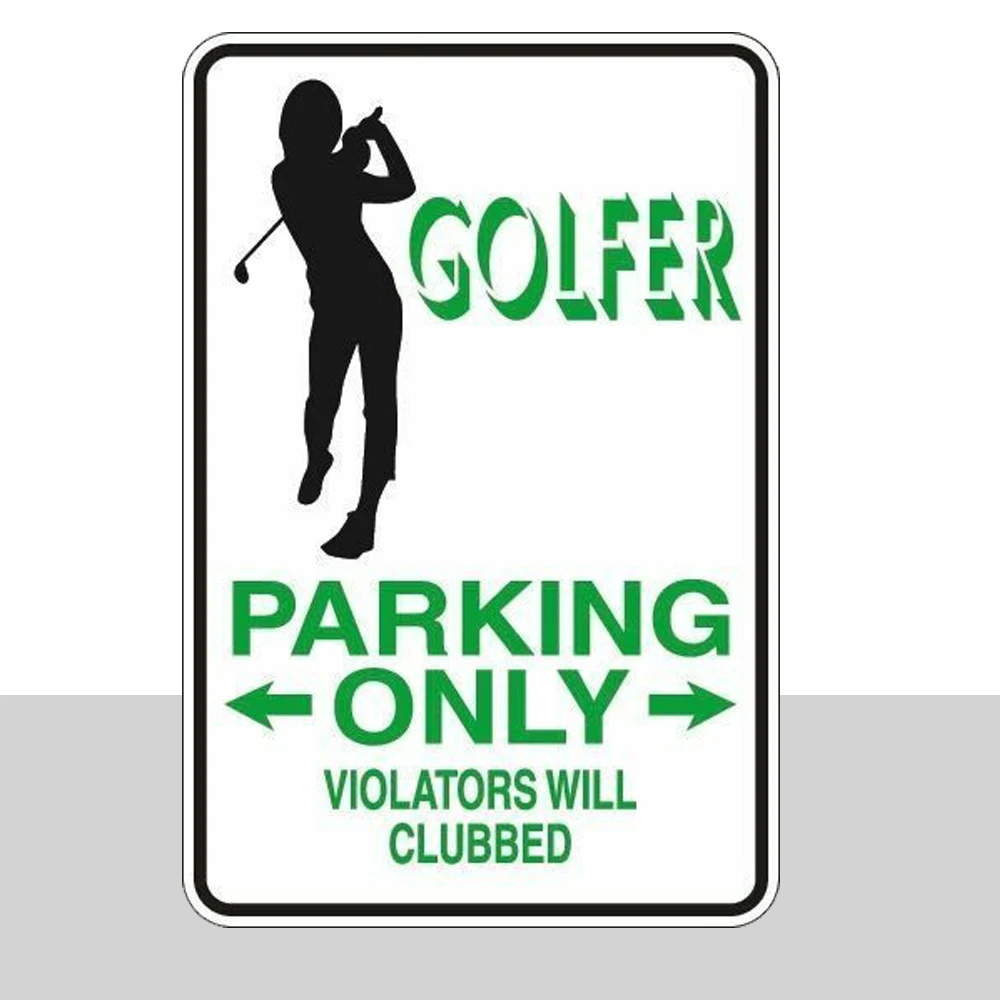 

Алюминиевый металлический декоративный знак для парковки, 8x12