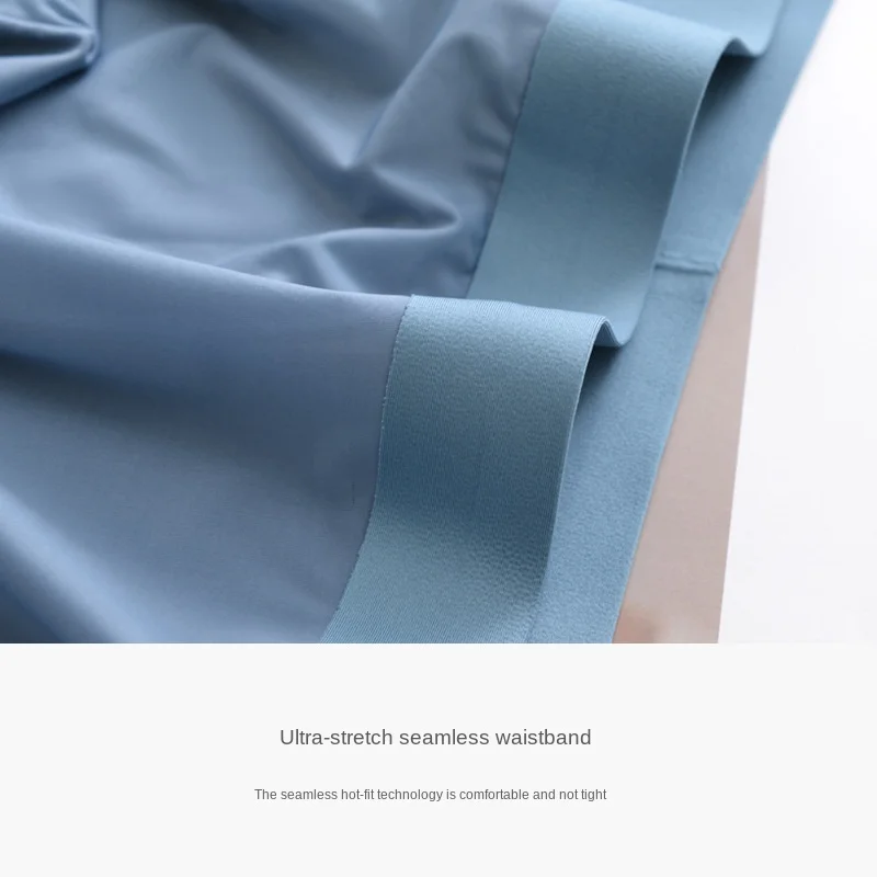 Трусы-боксеры из Ice Silk Homme удобные шорты-боксеры Мужская мода для мужчин нижнее