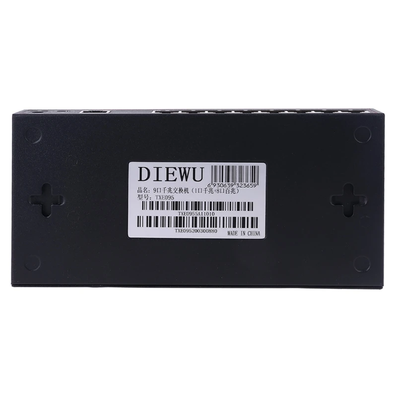 9 Порты и разъёмы s Быстрый Ethernet коммутатор 8 100 м + 1 1G VLAN Поддержка для рабочего