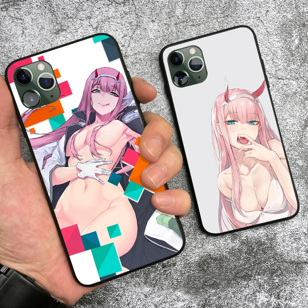 Ноль два 002 Darling в FranXX аниме для iPhone 6s 7 8 Plus X XR XS 11 Pro 12 мини Max чехлы мобильного