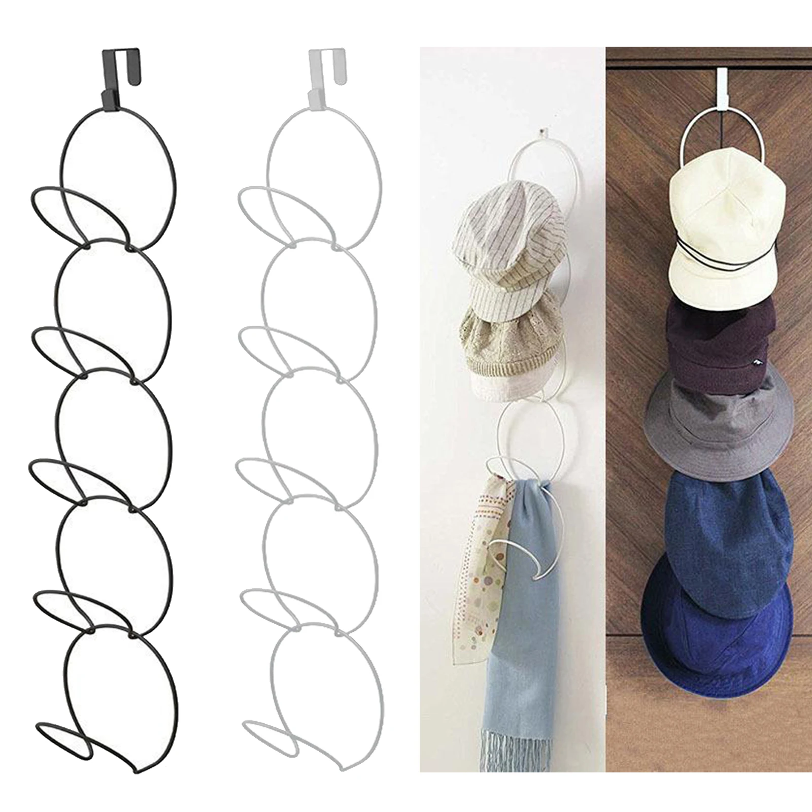 Держатель-вешалка для бейсбольных шляп органайзер хранения вешалка шарфов
