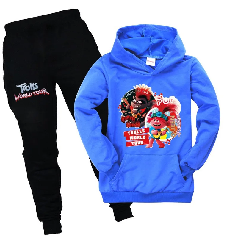 Детских футболок с рисунками из мультфильма тролли 2 Сезон весна-осень Хлопковое