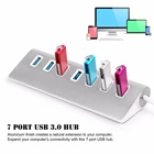 2020 47 порт алюминиевый Мульти USB 3,0 USB 2,0 концентратор Высокоскоростной USB сплиттер кард-ридер 5 Гбитс для ПК ноутбука Mac iMac MacBook Pro