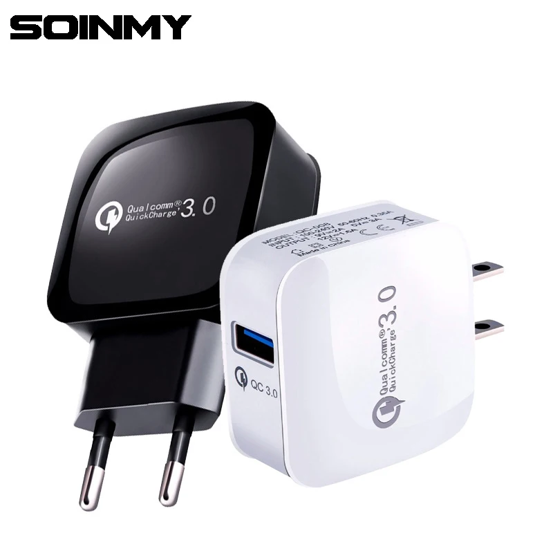 Быстрое зарядное устройство Soinmy дорожный настенный адаптер для iphone быстрая