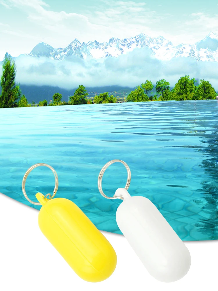 

10Pcs Boat Keyring Floating Key Ring Kayak Keychain Buoyant Keyring Marine Sailing Fishing Float Keys Buckle Rowing Boats Tools