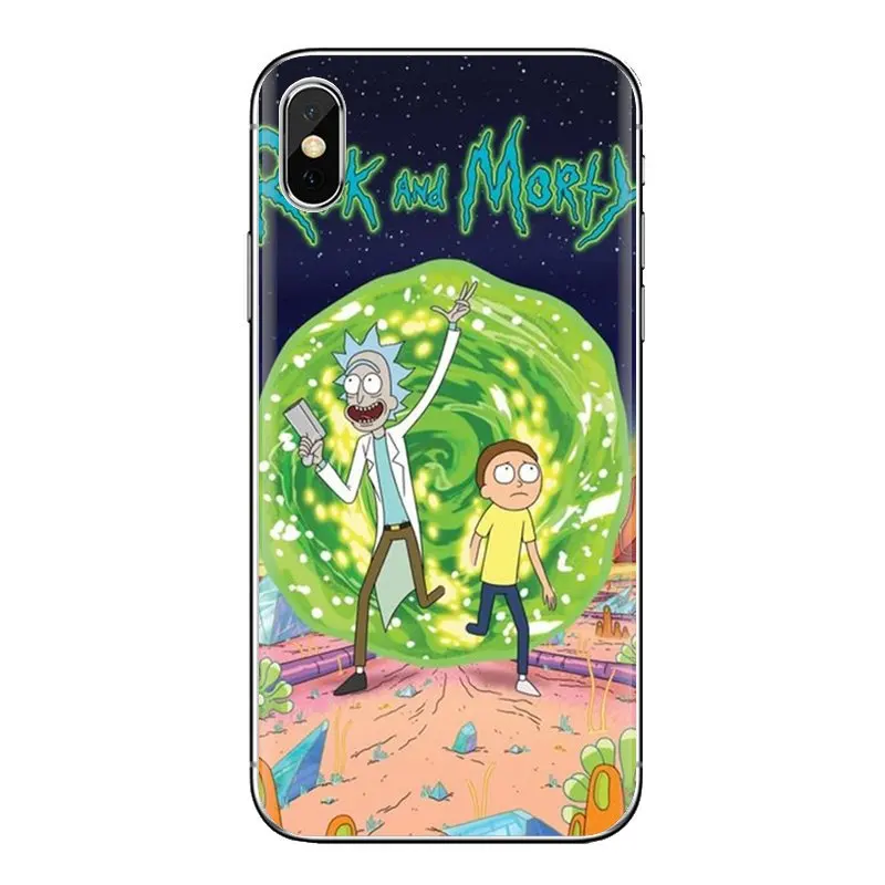 Transparent Soft Cases Covers For Huawei Mate Honor 4C 5C 5X 6X 7 7A 7C 8 9 10 8C 8X 20 Lite Pro fashion cartoon Rick and Morty |