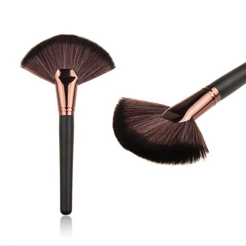 

1 pc Fan Shape Soft Blush Face Powder Foundation Cosmetic Brushes Makeup Beauty Tools