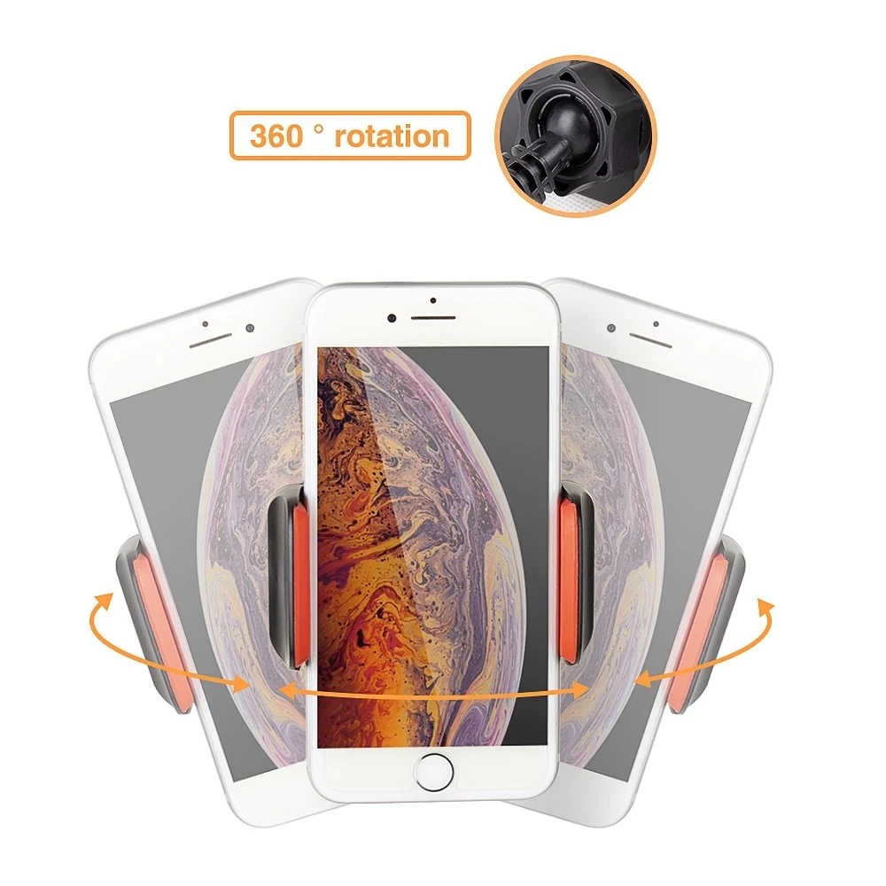 DRECURN Phone Clip Adjustable Clamp Bracket Tripod Stand Extended Fit 3.5-5.7inch Mobile For | Электроника