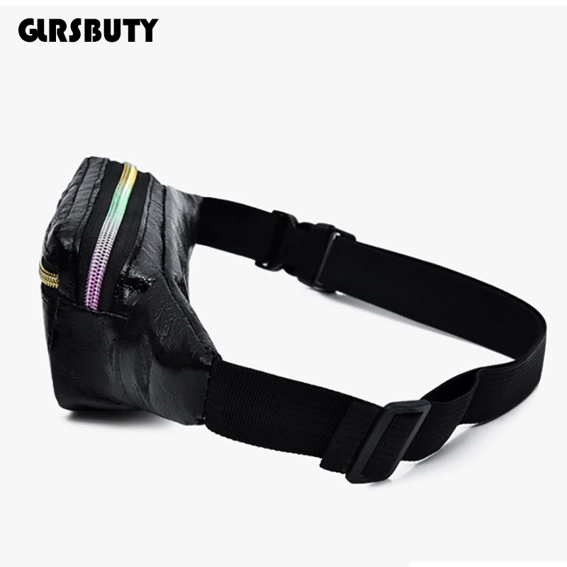 Голограмма поясная сумка из лазерной кожи маленькая забавная милая Женская GLRSBUTY