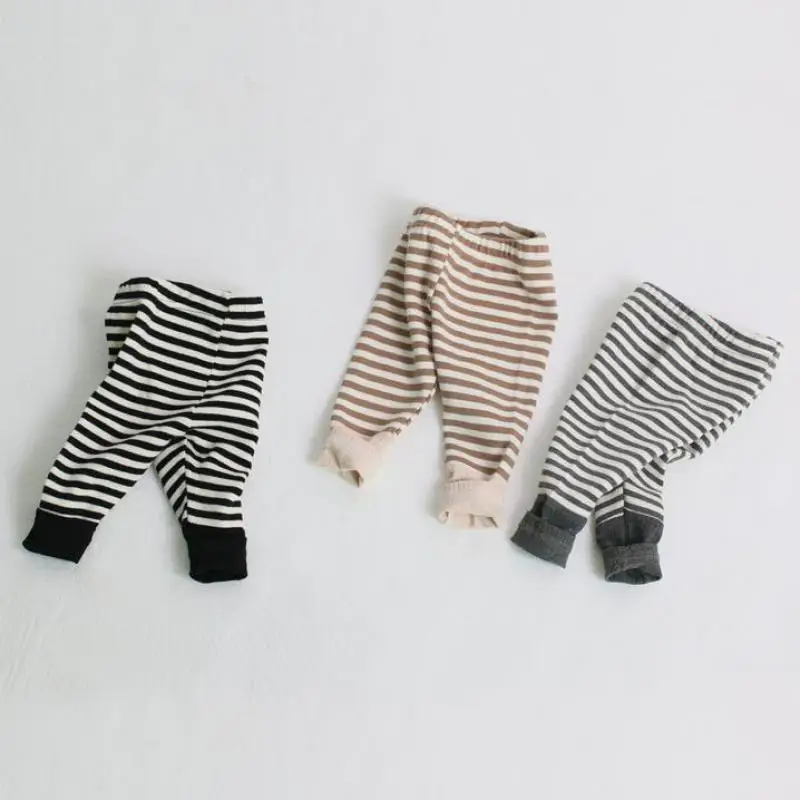 

2022 Baby Bottoming Pants Spring And Autumn Korean Style Newborn Cotton Baby Trousers For Boys And Girls 0-3y Kids Home Clothes