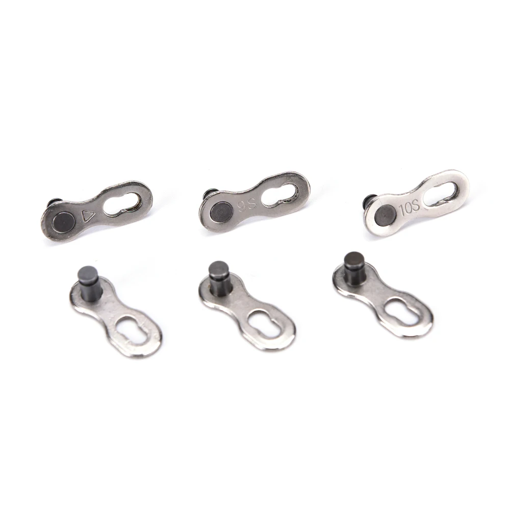 

1Pair Multi-Function Silver Reusable Bicycle Mountain Road Bike Cycling Chain Link Connector Joint for 6 7 8 9 10 Speed Master