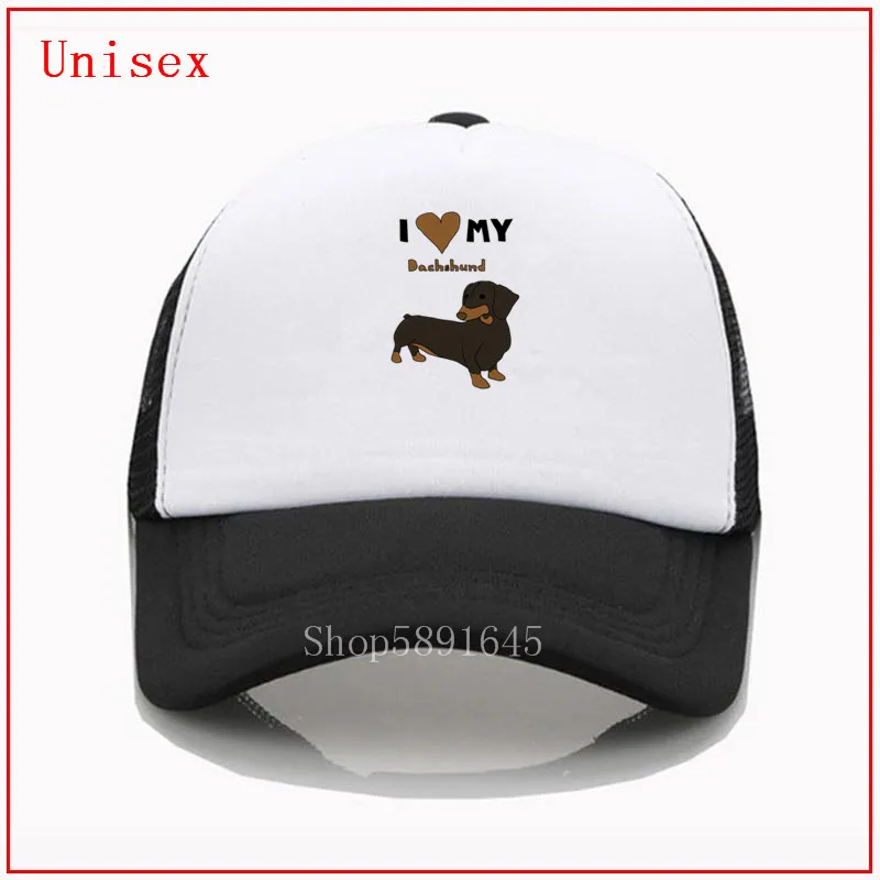 Шляпа с принтом I Love My Dachshund snapback пляжная шляпа для мужчин и женщин женская федора