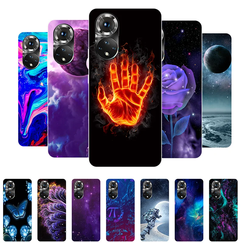 

Phone Case For Honor 50 Cover Soft Silicone Protective Fundas For Honor 50 5G Case NTH-NX9 Fashion Bumper for Honor50 6.57"