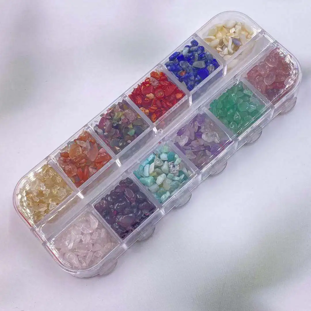 

Natural Crystal crushed Stone Reiki Healing Energy hand-designed Aquarium Gem Room Decoration Home Decoration Remembrance Day Gi