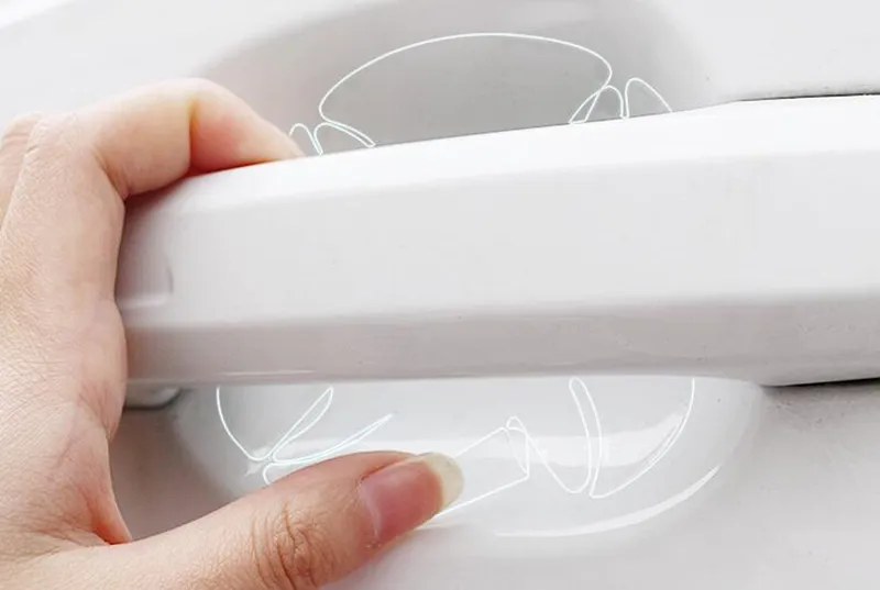 2020 4 шт. защитная пленка на дверную ручку автомобиля наклейка автомобиль для SsangYong