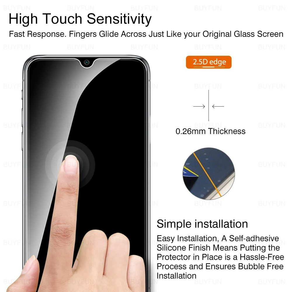 

Protective Glass For Samsung A70s Screen Camera Lens Film on Galaxy A70s A50s A30s A71 A51 A31 A72 A52 A32 A12 Full Cover