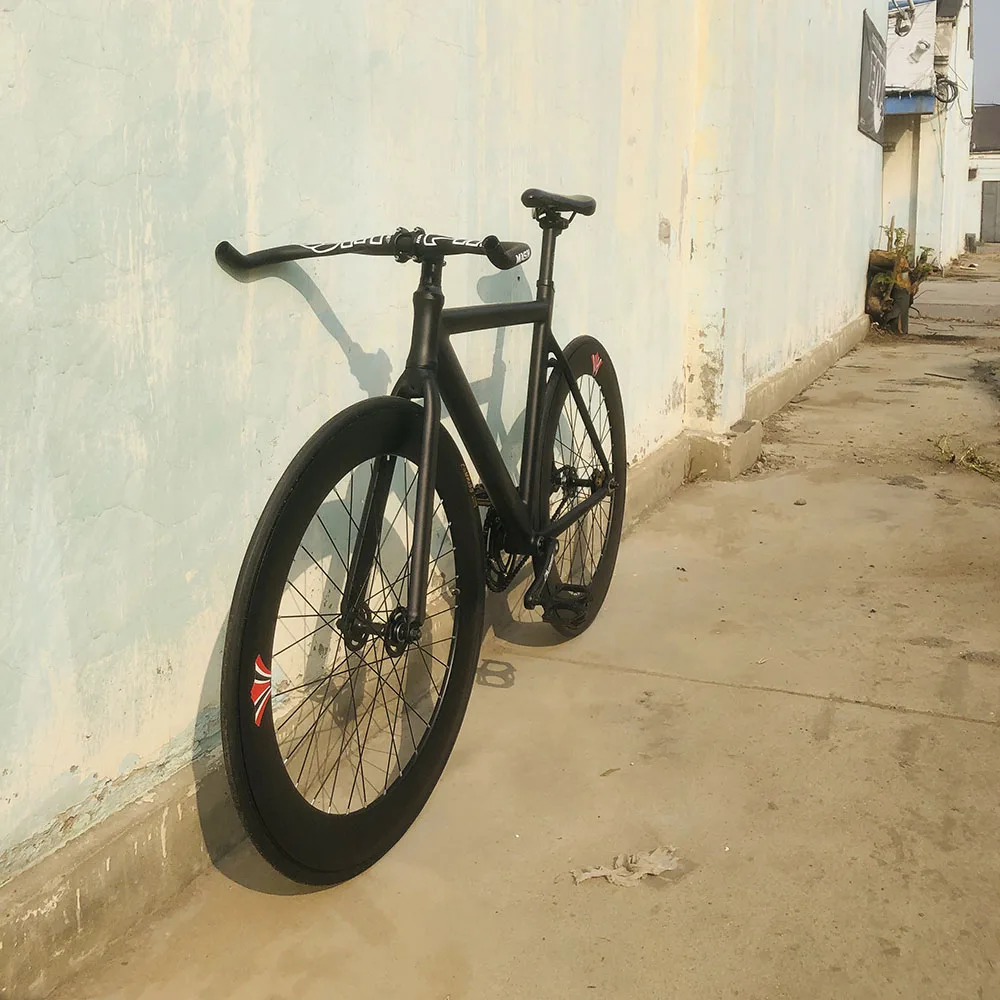 Трек велосипедный 52 см рама из алюминиевого сплава фиксированная передача 70 мм