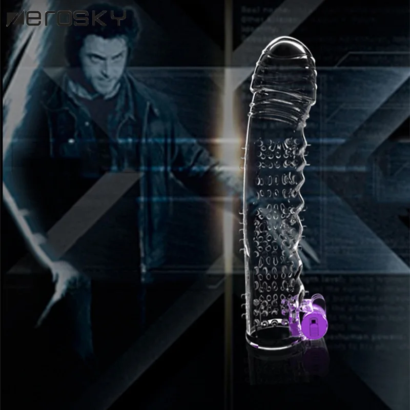 Секс-игрушки для взрослых многоразовые презервативы мужские с шипами