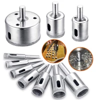 10 pieces of hole saw 6 30mm diamond coated core hole saw drill bit set tool ceramic tile marble glass porcelain drill bit