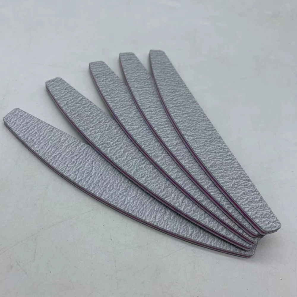 

50pcs wholesale double-sided grinding nail file buffer lime aongle 100 / 180 professional nail tool supplier