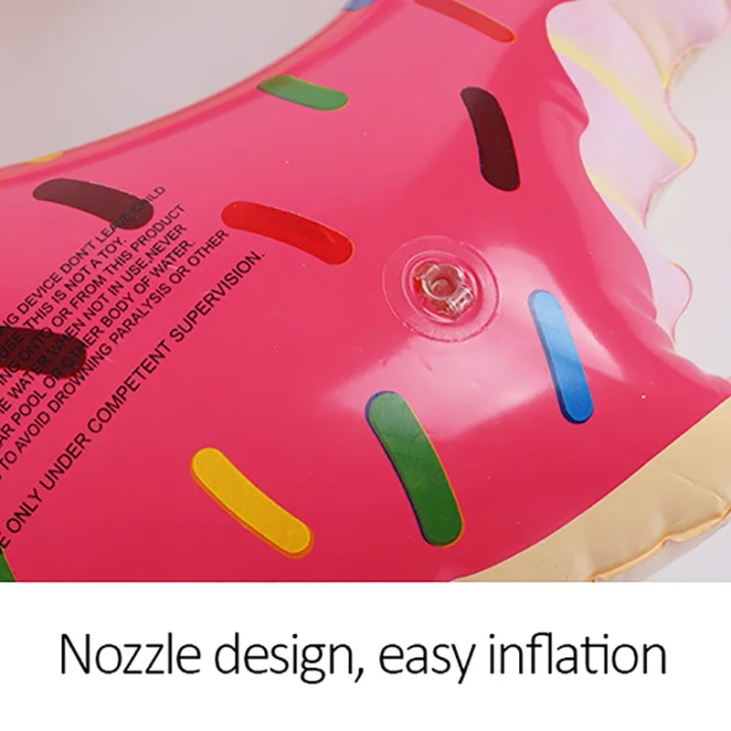 

Summer Seat Ring Toy Buoy Mattress Thickened PVC Summer Float Toy Circle Outdoor Activities Inflatable Donut Swimming Ring Pool