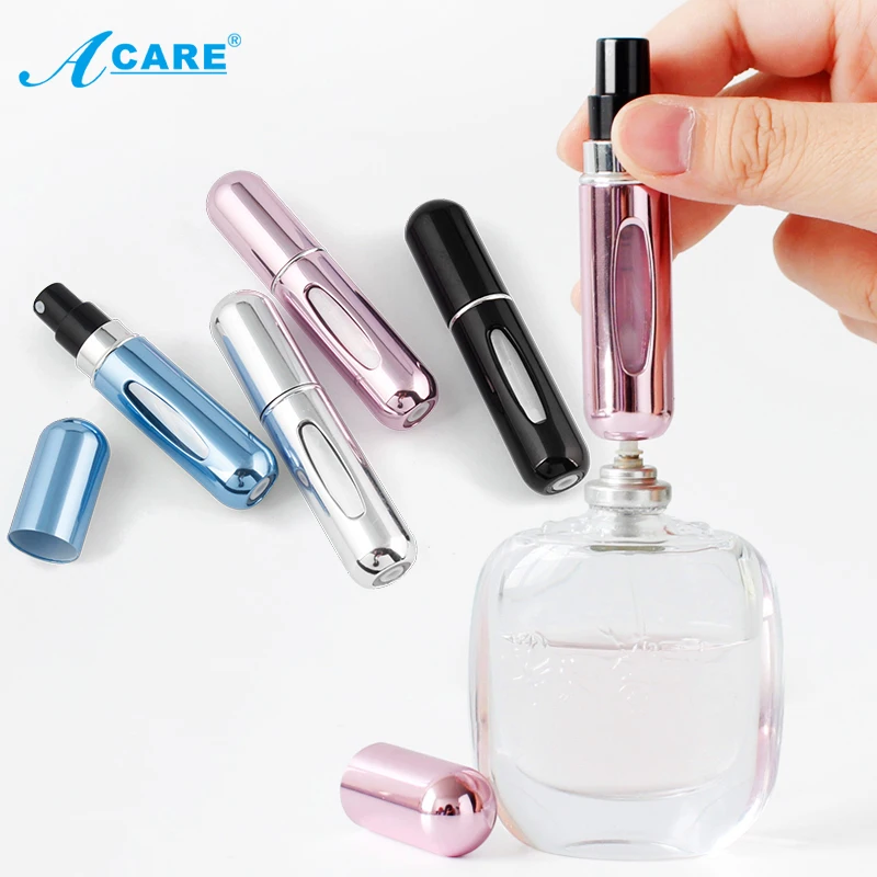 

Refillable Perfume Bottle Aluminum Perfume Atomizer Spray Bottle For Travel container perfume women cosmetic makeup tool