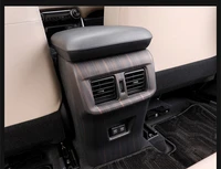 1pc car air vent cover trim carbon fiber look rear seat abs plastic air vent cover trims for toyota rav4 2019 2020 4223 59 5cm