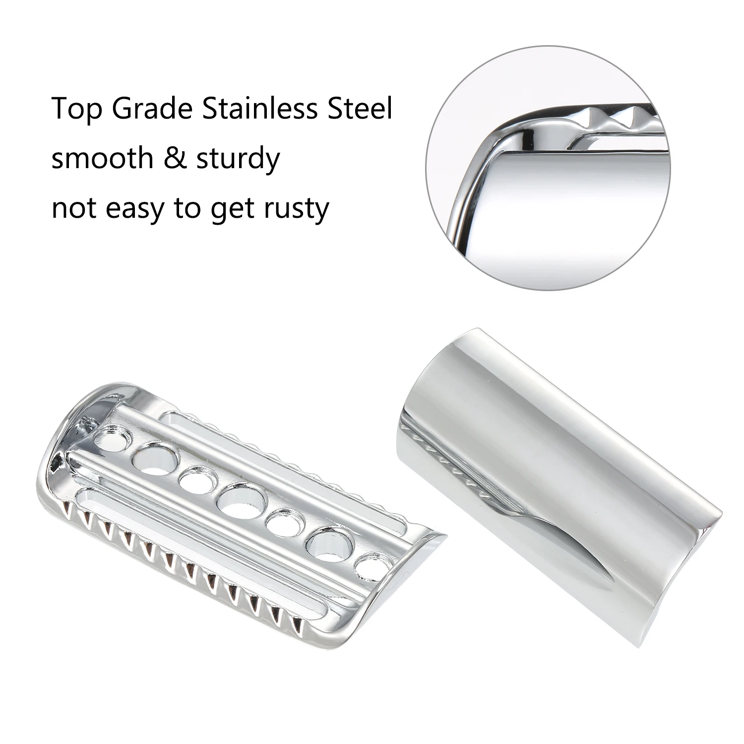 Парикмахерская безопасная бритвенная головка с защитным чехлом для бритья