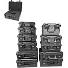 АБС-пластик, безопасный ящик для инструментов, водонепроницаемый герметичный ящик для инструментов, ударопрочный чехол для инструментов с предварительно отрезанной губкой