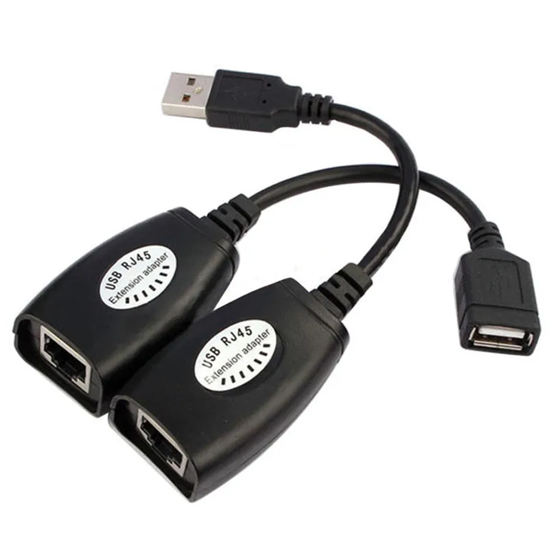 Сетевой удлинитель USB 2 0 Папа мама cat 5 Cat5e 6 Rj45 LAN Ethernet ретранслятор адаптер кабель