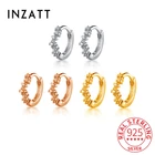 Женский минималистичный круглый аксессуар из серебра 925 пробы