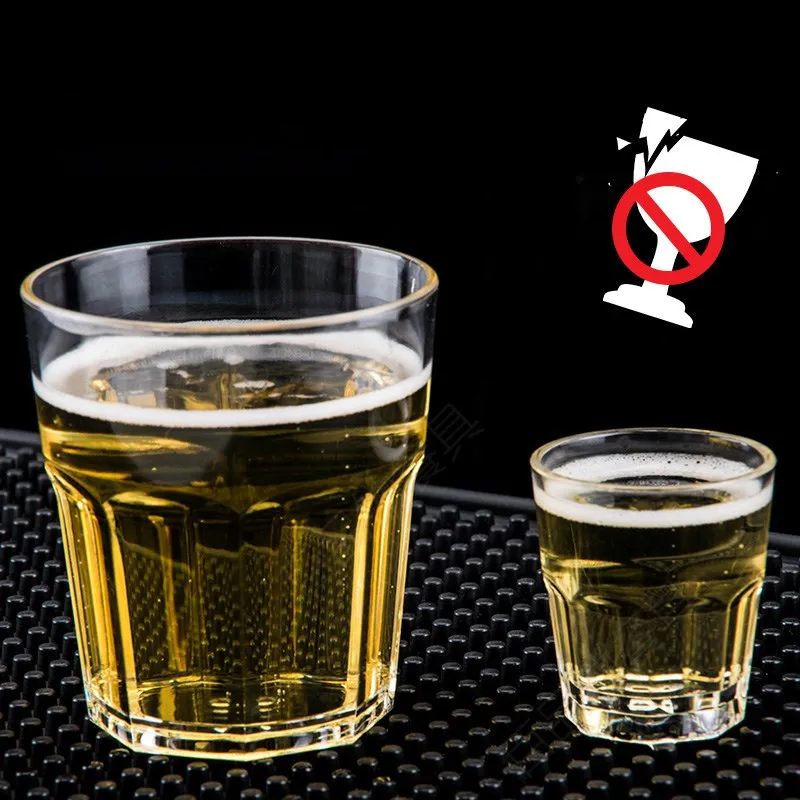 Акриловые чашки для вечерние пластиковые небьющиеся питьевые очки семейные