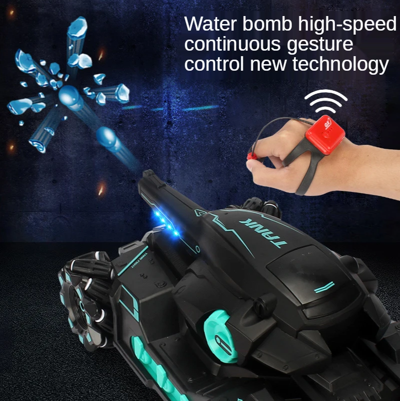 

Water bomb armored car electric watch remote control water bomb tank car stunt car multiplayer battle toy car toys for boys